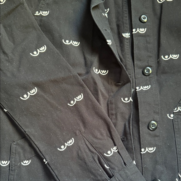 Vans Black Jacket with boobs BREAST CANCER AWARENESS - Picture 4 of 4